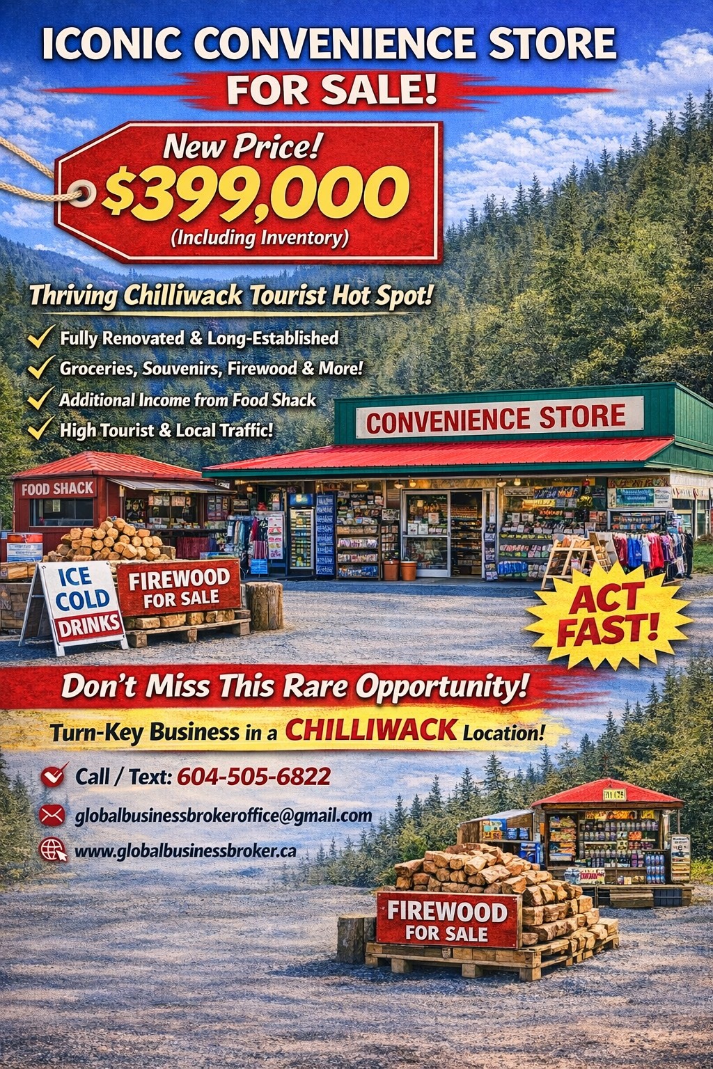 ICONIC CHILLIWACK CONVENIENCE STORE – A RARE TURN-KEY INVESTMENT OPPORTUNITY 